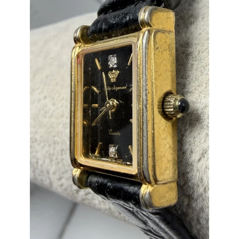 Jules Jurgensen 6744 New Battery Ladies Tank Watch 18MM 6